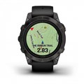 Умные часы Garmin epix Pro (Gen 2) Sapphire Edition 47 мм, титановый, угольно-серый DLC, черный ремешок 010-02803-11 010-02803-11