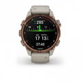 Garmin Descent Mk3i – 43 мм, титановый корпус с бронзовым PVD-покрытием, серый ремешок 010-02753-14 010-02753-14