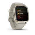 Garmin Venu Sq 2 Music Edition серый с безелем цвета кремового золота и силиконовым ремешком 010-02700-12 010-02700-12