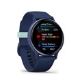 Умные часы Garmin Vivoactive 5 синие с металлически-синим безелем и силиконовым ремешком 010-02862-12 010-02862-12