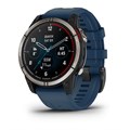 Garmin quatix 7 Pro, AMOLED, сапфировое стекло, титановый, темно-синий ремешок  010-02803-81 2260 - фото 8512