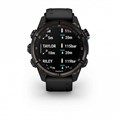 Garmin Descent MK3i 43 мм, титановый, угольно-серый, DLC, черный силиконовый ремешок 010-02753-11 010-02753-11 - фото 8698