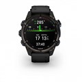 Garmin Descent MK3i 43 мм, титановый, угольно-серый, DLC, черный силиконовый ремешок 010-02753-11 010-02753-11 - фото 8700