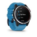 Garmin Quatix 7 с синим силиконовым ремешком  010-02540-61 2303