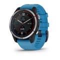 Garmin Quatix 7 с синим силиконовым ремешком  010-02540-61 2303 - фото 8820