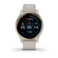 Умные часы Garmin Venu 2S песочного цвета с золотистым безелем  010-02429-11 2347