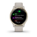 Умные часы Garmin Venu 2S песочного цвета с золотистым безелем  010-02429-11 2347