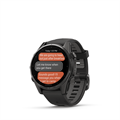 Умные часы Garmin Fenix 8 43 mm AMOLED Sapphire carbon gray DLC titanium with black/pebble gray silicone 010-02903-21 010-02903-21