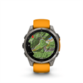 Умные часы Garmin Fenix 8 47 mm AMOLED Sapphire spark orange band  010-02904-11 010-02904-11